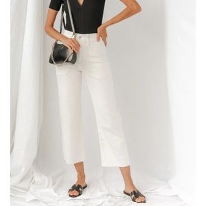 Just Black (brand) - White Denim Flare Jeans (NEW)